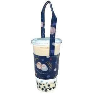 Waterproof Floral Bird Portable Drink Holder Carrier